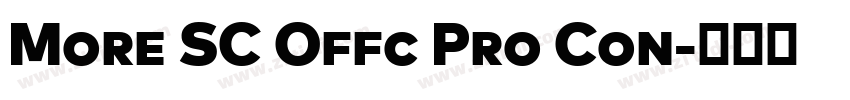 More SC Offc Pro Con字体转换